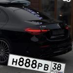 Красивый гос номер Н888РВ 38